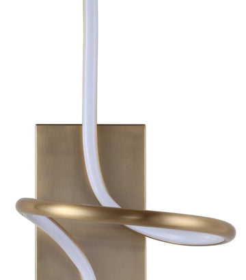 Sketch 9" Minimalist Metal Integrated LED Vanity Light Sconce - JONATHAN Y
